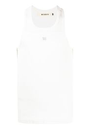 MISBHV crew-neck racerback tank top - Weiß