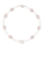 MISBHV Flowers And Pearls necklace - Silber