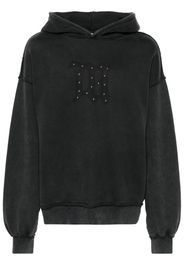 MISBHV logo-print cotton hoodie - Schwarz