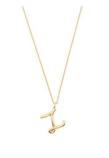 Missoma Curly Molten Initial necklace - Gold