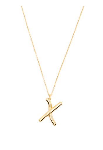 Missoma Curly Molten Initial necklace - Gold