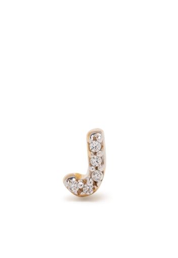 Missoma Initial single stud earring - Gold