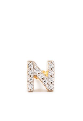 Missoma Initial single stud earring - Gold