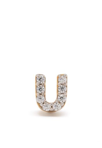 Missoma Initial single stud earring - Gold