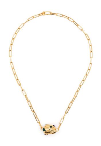 Missoma Molten gemstone pendant choker necklace - Gold