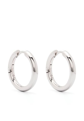 Missoma Tunnel medium hoop earrings - Silber