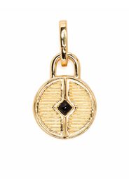 Missoma engravable onyx ridge locket clip-on pendant - Gold