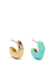 Missoma chunky half-hoop earrings - Blau