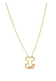 Missoma Chubby Pearl Initial Necklace - Gold