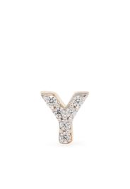 Missoma Initial single stud earring - Gold