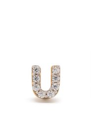 Missoma Initial single stud earring - Gold