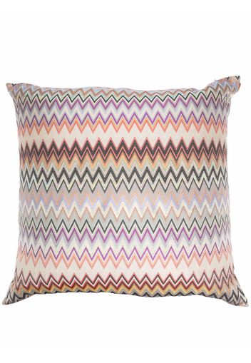 Missoni Home William zig-zag patterned cushion - Nude