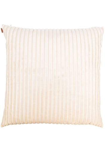 Missoni Home Geripptes Samtkissen - Nude