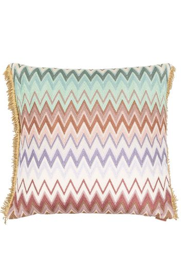 Missoni Home zigzag-woven cushion - Grün