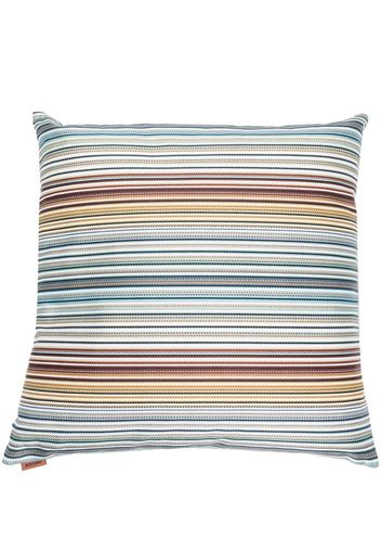 Missoni Home striped square cushion - Blau