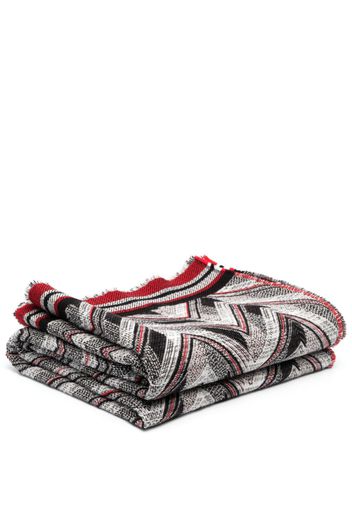 Missoni Home Decke mit Zickzackmuster - Rot