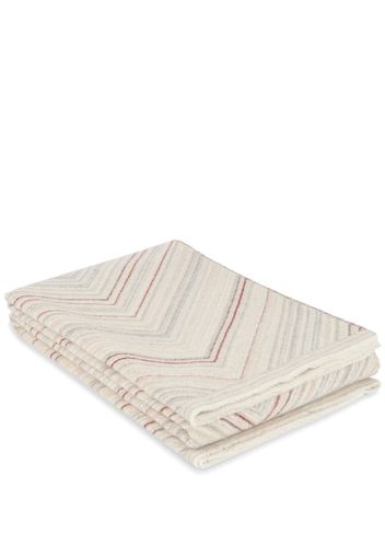 Missoni Home Catullo zigzag blanket - Nude