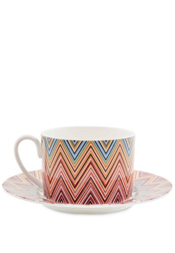 Missoni Home Jarris tea cup and saucer (set of six) - Rot