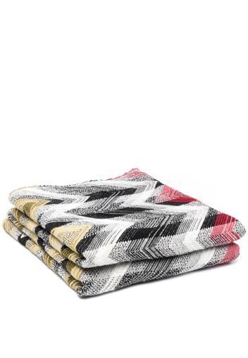 Missoni Home Decke mit Zickzackmuster - Gelb