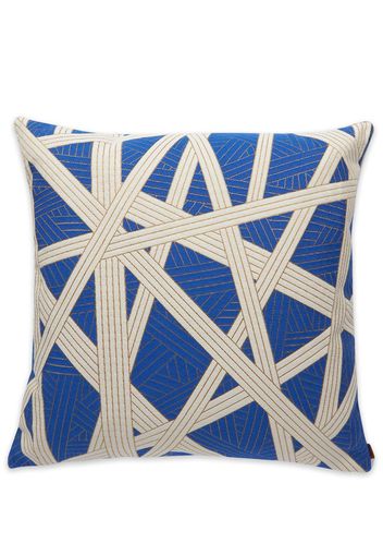 Missoni Home Nastri geometric-print cushion - Blau