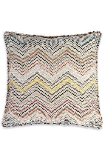 Missoni Home small Milano zigzag-woven cushion - Schwarz