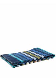 Missoni Home zigzag-print cotton towel - Blau