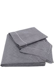 Missoni Home zigzag-woven bedding set - Grau