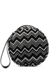 Missoni Home striped zip-up wash bag - Schwarz