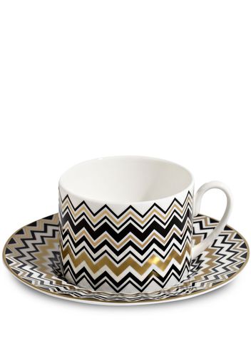 Missoni Tableware Set aus zwei Teetassen - Mehrfarbig