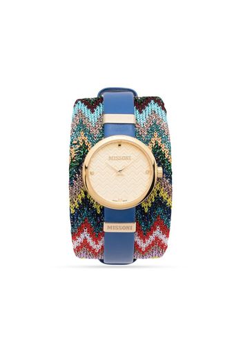 Missoni M1 quartz 30mm - Blau