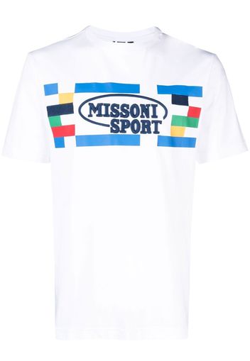 Missoni T-Shirt mit Logo-Print - Weiß