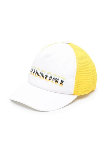 Missoni Kids loog-print detail baseball cap - Weiß