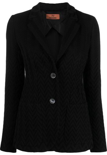 Missoni single-breasted blazer - Schwarz