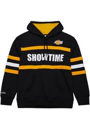 Mitchell & Ness NBA Head Coach Vintage Logo Lakers "Black" Hoodie - Schwarz
