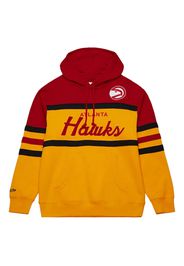 Mitchell & Ness x Atlanta Hawks Head Coach striped hoodie - Gelb