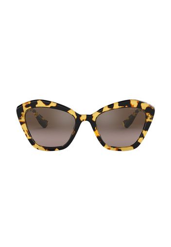 Miu Miu Eyewear Cat-Eye-Sonnenbrille - Braun