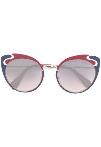 Miu Miu Eyewear 'Noir' Sonnenbrille - Rot