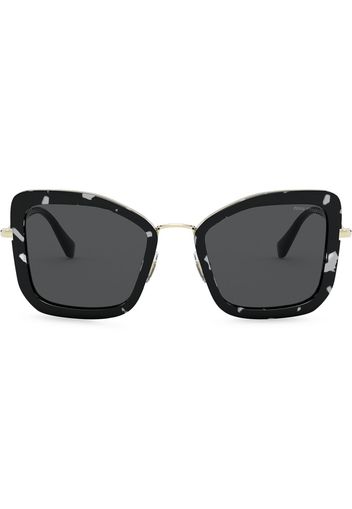 Miu Miu Eyewear Butterfly-Sonnenbrille - Schwarz