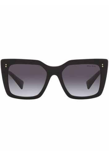 Miu Miu Eyewear square frame sunglasses - Schwarz