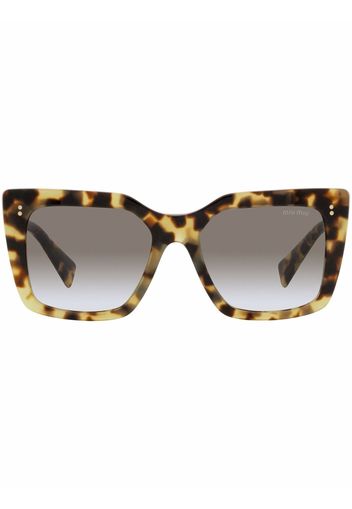 Miu Miu Eyewear square-frame sunglasses - Schwarz