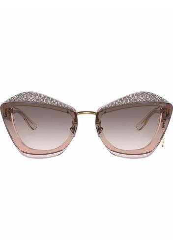 Miu Miu Eyewear Charms sunglasses - Grau