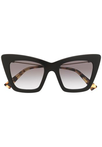 Miu Miu Eyewear Cat-Eye-Sonnenbrille - Schwarz