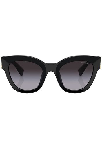 Miu Miu Eyewear Cat-Eye-Sonnenbrille mit Farbverlauf - Schwarz