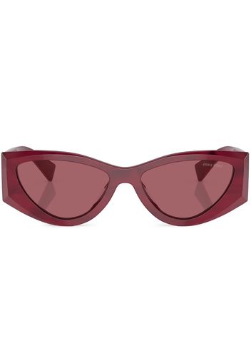 Miu Miu Eyewear Cat-Eye-Sonnenbrille - Rot