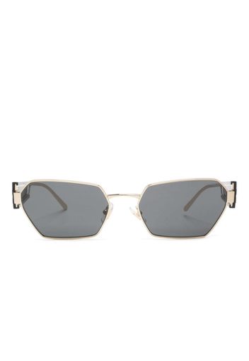 Miu Miu Eyewear Sonnenbrille mit geometrischem Gestell - Schwarz