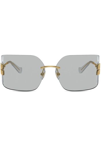 Miu Miu Eyewear Runway frameless sunglasses - Gold