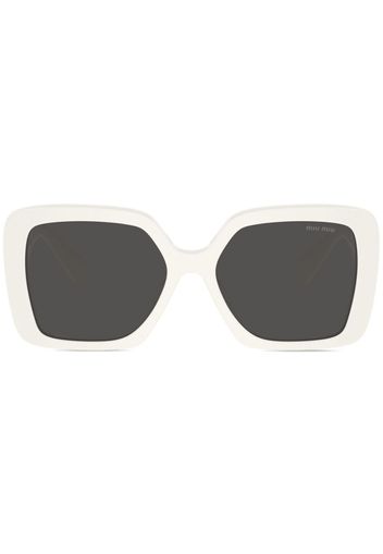 Miu Miu Eyewear Glimpse square-frame sunglasses - Weiß