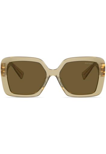 Miu Miu Eyewear Glimpse square-frame sunglasses - Grün