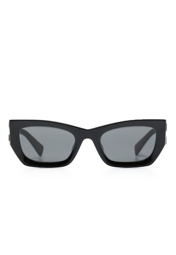 Miu Miu Eyewear Glimpse Sonnenbrille mit Logo-Schild - Schwarz