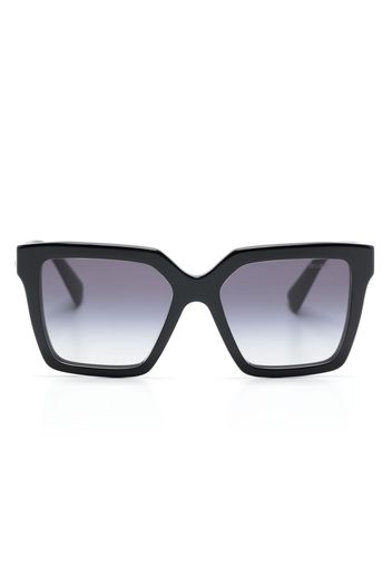 Miu Miu Eyewear oversized square-frame sunglasses - Schwarz